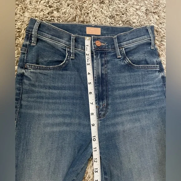 Mother The Hustler Ankle Fray Jeans Size 29 - Picture 6 of 15